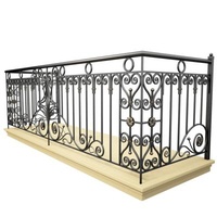 Factory Supply Modern Wrought Iron Foshan Railing Carbon Steel Guardrail Modern 25-30 Days Flooring 5 Years Morden DBM