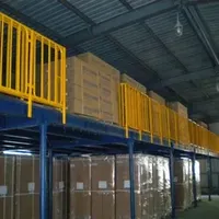 Practical Multi-Layer Racks Steel Storage Shelf Multi-Tier Racking Metal Warehouse Shelves Mezzanine Racking System with Metal Shelving