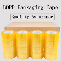 Factory Manufacture High Quality Waterproof Bopp Packaging Adhesive Tape Transparent Clear Color