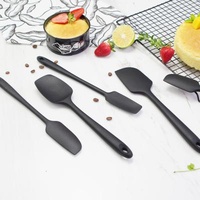Kitchen Cake Cream Pastry Viable Heat Resistant Butter Beat Mixing Baking Silicone Spatula Baking Scraper