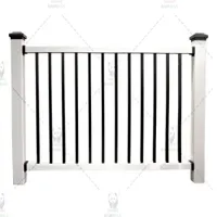 ASTM Approved Powder Coated Bammax Garden Fence Railing WPC Handrailing