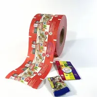 Chinese Manufacturer Print Design Custom Food Grade Plastic Packaging Roll BOPP Film for Bread Candy Biscuits