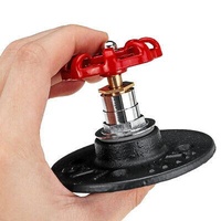 Industrial Handwork Decoration Competitive Price Pipe Furniture Fittings Vintage 1/2 Inch Black Iron Clamps Wrought Iron Handrail Clamps