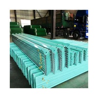 W Beam Highway Roadside Fence Guardrail Cost Per Foot Traffic Steel Barrier