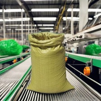PP Woven Stand-Up Pouch for Agriculture Food Packaging Hot Stamping Surface Customizable Size for 50kg Rice Milk BOPP PE Plastic