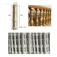 Roman Column Mold Prefabricated Vase Column Balcony Guardrail Mold Self-built Building Stair Handrail Railing Cement Fence C