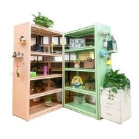 Jiangsu Multicolor Green pink Stock Shelves Steel Angel Shelf Light Duty Stainless Steel Racks Boltless Rack Slot Shelves