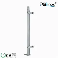 Stainless Steel 304 Glass Fitting Handrail Railing Fence Post