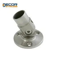 Precision Casting Investment Casting Articulated Wall Plate Handrail Fitting Glass Fitting