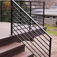 Aluminum Railing System Baluster on Aresidential Deck Outdoor Handrail