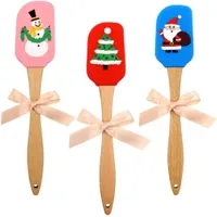 Heat Resistant Fun Printed Flexible Pastry Baking Spatulas