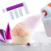 Baking Tools 6 Colors Manual Pastry Airbrush Gun Cake Sprayer Para Pasteleria For Kitchen Tool