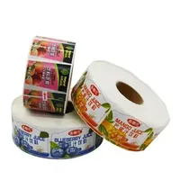 Labels Tags Wholesale Custom Vinyl Waterproof Front And Back Package Label White Bopp Roll Adhesive Sticker Color Printing Bottle D Dhf7O