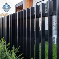 2025 Customized Metal Road Guardrails Wholesale Manufacturer Aluminum Powder Coating BladeFence Home Garden Backyard Fencing