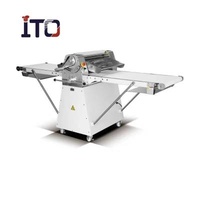 Factory price automatic luxury stainless steel pastry sheeter/dough sheeter floor type dough sheeter bread baking canner