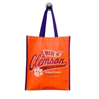Custom logo handled handle matte glossy non woven laminated bopp pp polypropylene grocery bags with pp webbing