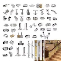 Handrail Accessories Die Cast 304 316 Stainless Steel Balustrades & Handrail Bracket Fitting Railing