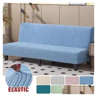 Covers Jacquard Sofa Bed Cover No Handrails For Living Room Allinclusive Stretch Armless Folding Furniture Drop Delivery Dhntc