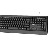 Wholesale Hot selling Full Size USB black Wired Ergonomic Membrane office Keyboard for work use