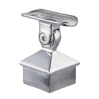 Modern Stainless Steel Stair Railing Fencing Fittings Accessories Shape Handrail Adjustable Square Handrail Bracket Support