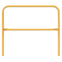 Temporary Yellow Safety Steel Metal Guardrails Construction Fall protection