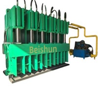 Double Jaw Rubber Elevator Handrail Manufacturing Machine / Tire Tread Vulcanizing Molding Machine