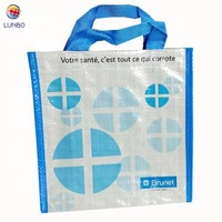 Shopping Bag Color Printed PP Non Woven Bag , Bopp Laminated PP Non Woven Bag Shopping Tote Bag
