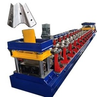 Hydraulic Waves W Beam Steel Highway Guardrail Making Roll Former Guard Rail Crash Barrier Roll Forming Machine