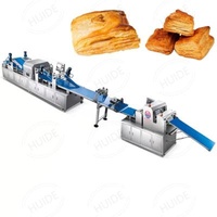 Food Industry Equipment Automatic Huide High Efficiency Durian Cake Pastry Production Line Complete Puff Pastry Machine Pastry Production Line