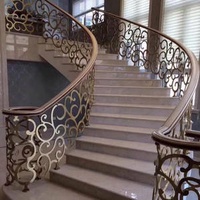Stairs Newel Post Aluminium Rail Balustrades & Handrails for Balcony
