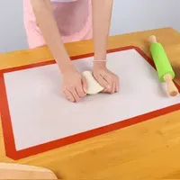 Pastry Mat Silicone Pastry Mat Rolling Dough Non-Slip Silicone Pastry Mat