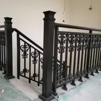 Good Service Customized Powder Coated Vealla Foshan Wrought Iron Aluminum Baluster Handrail