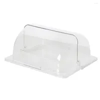 Baking Tools Cover Dome Cake Displaydessert Pastry Casetent Stand Clear Tray Lid Plate Bakery Acrylic Pan Showcasecloche Bread Cupcake