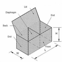 Eco Friendly 4mm Woven Gabion Baskets For Highway Guardrail
