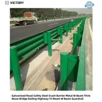 Customized Painted Color W-Beam Corrugated Guardrail
