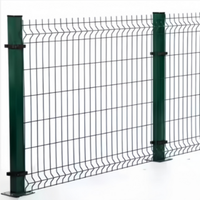 Decorative Hot dipped Galvanized guardrail net galvanized garden fence panels metal garden fence 3D curved
