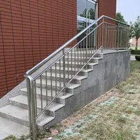 Contemporary Metal Handrail for Customized Steel Balustrade Design