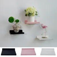 Storage Holders Racks Punch-Free Wall Shelf Home Decoration Rack Handicraft Display Storage Holder Sundries Shelves 230324