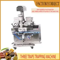 Hot Sale Pineapple Cake Cookies Making Machine Automatic Encrusting and Forming Machine Pineapple Pastry Nastar Making Machine