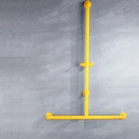 T-Type L Shape Frame Towel Rack Stainless Steel Handrail for Hospital and Public Bathroom Handrail