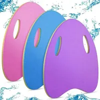Adult childrens swimming skirting board light weight swimming pool board with handrail holes two-color EVA foam swimming training assistance 240429
