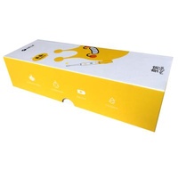 Clear And Low Recyclable Floral Kraft Paper Flower Hat Pink Pastry Gift Packaging Paper Box With Lid