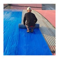 Blue Roof Waterproofing Membrane Flashing Butyl Tape Waterproof Tape for Metal Roof Concrete Roof