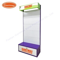 Multi-Purpose Hardware Stand with LED Light Peg Hook Racks Accessories Display Rack