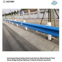 Low Price Galvanized Q235steel Highway W Beam Guardrail Traffic Barrier