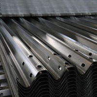 Barrier Safty Guardrail Price w Steel Beam Thrie Beam Guardrail Roadway Safety