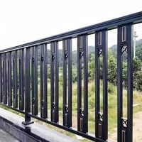 Aluminum alloy balcony guardrail Villa courtyard Community courtyard wall Garden terrace room, fence