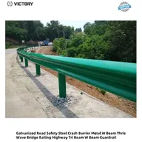 Crash Safety Steel W Beam Guardrail High-Impact Thrie Beam Guardrail