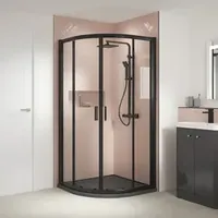 Modern Sliding Glass Shower Enclosures for Stylish Hotel Bathrooms