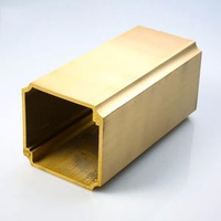 Custom Brass Profile Handrail Railing for Decorations Cutting Bending Welding Punching Processing Services Available